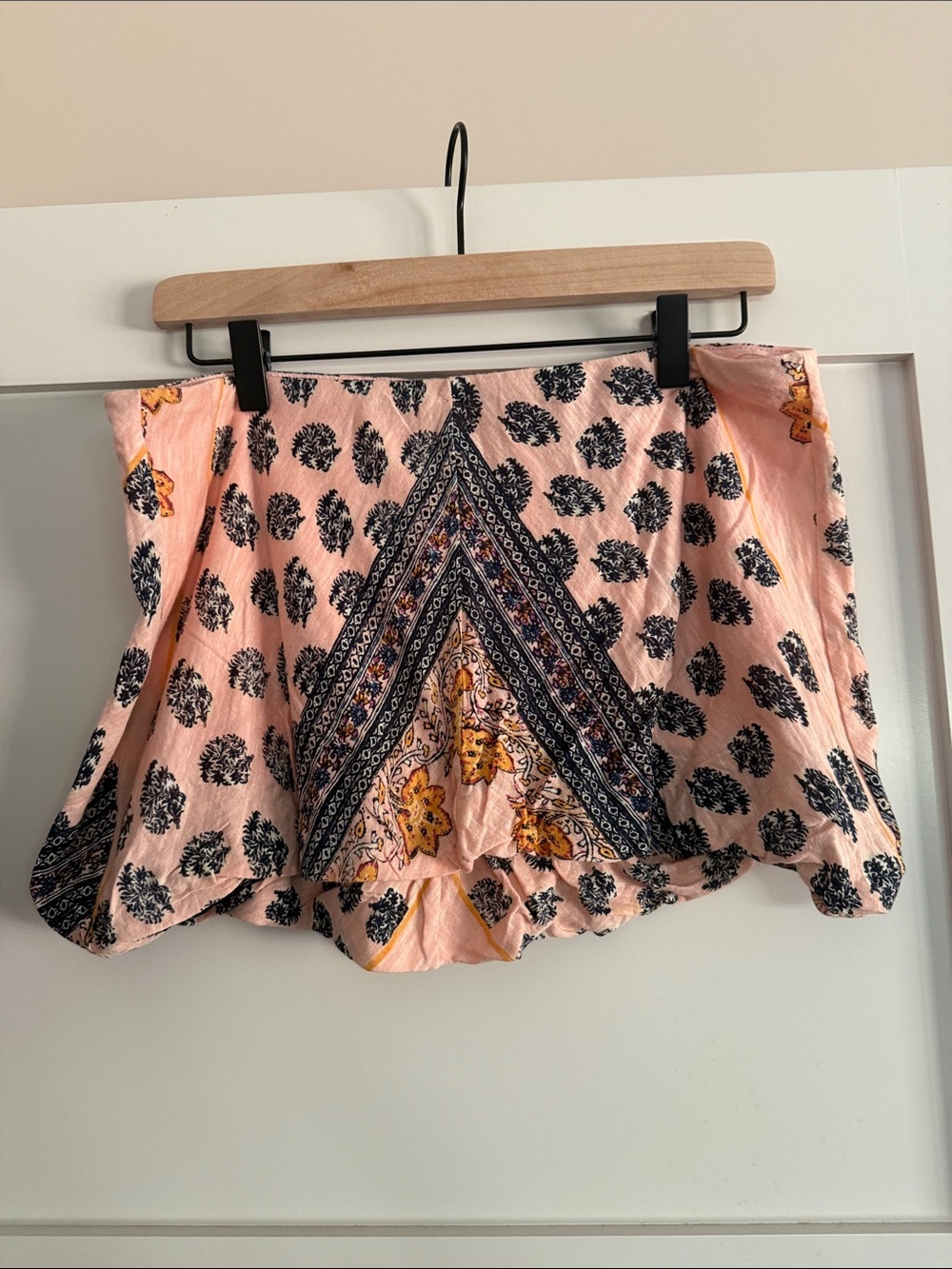 Free People NWOT Striped Floral Bandeau Top - Pink - Picture 4 of 4